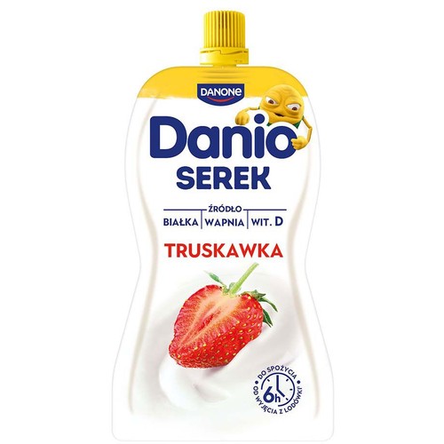 Danio serek o smaku truskawkowym Danone 120 g