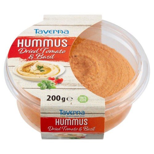 Hummus z suszonymi pomidorami i bazylią Taverna 200 g