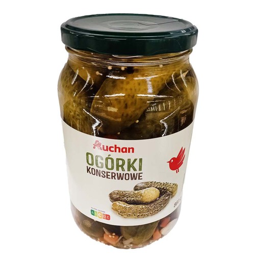 Ogórki konserwowe Auchan 450 g