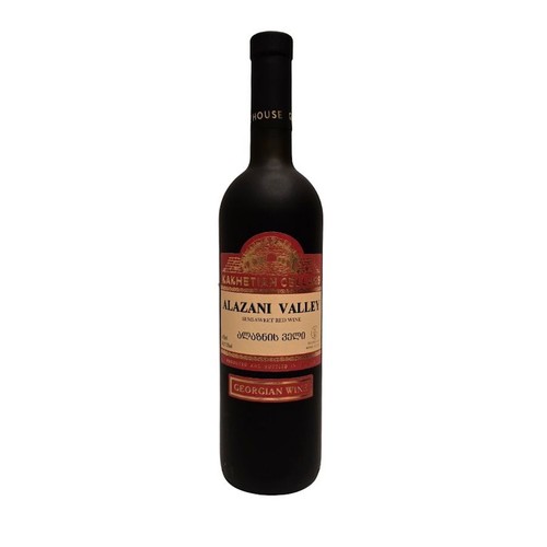 Wino gruzińskie czerwone półsłodkie Alzani Valley alk. 11,5% obj. Piwnice Kakhet 750 ml