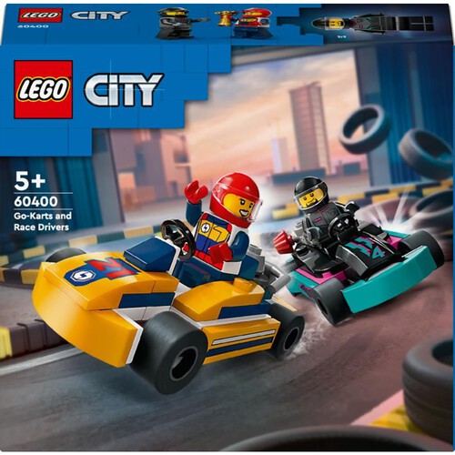 City Gokarty i kierowcy wyścigowi 60400 LEGO zestaw