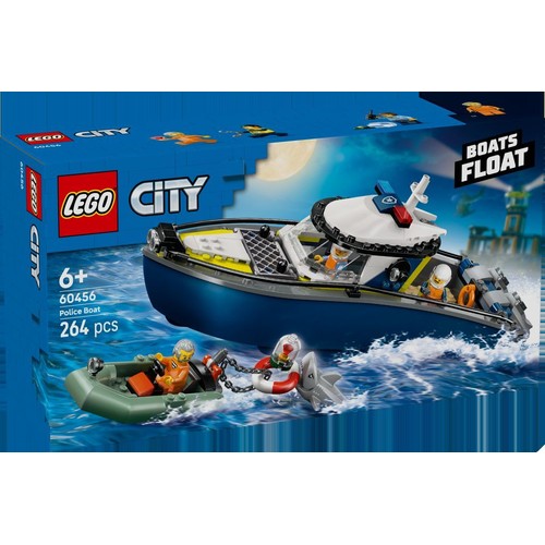 City Pościg łodzią policyjną 60456 LEGO 1 sztuka