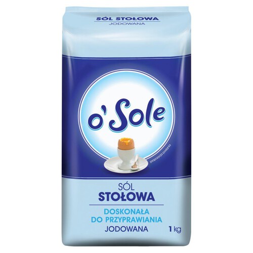 Sól stołowa, spożywcza, jodowana Osole 1 kg