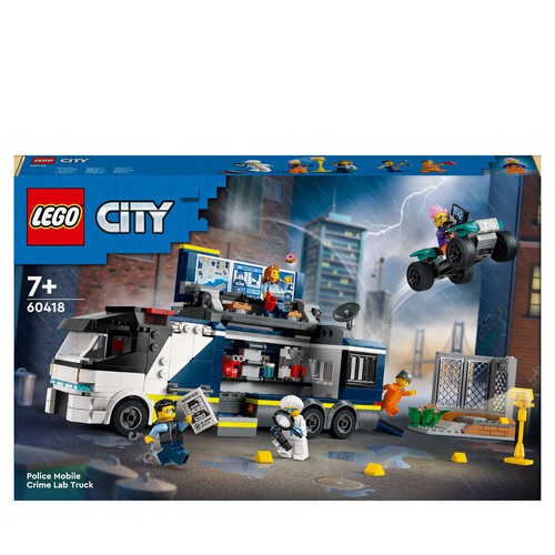 City Policyjna ciężarówka z laboratorium kryminalnym 60418 LEGO zestaw