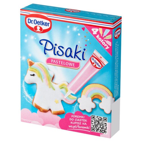 Pisaki cukrowe pastelowe Dr. Oetker 76 g