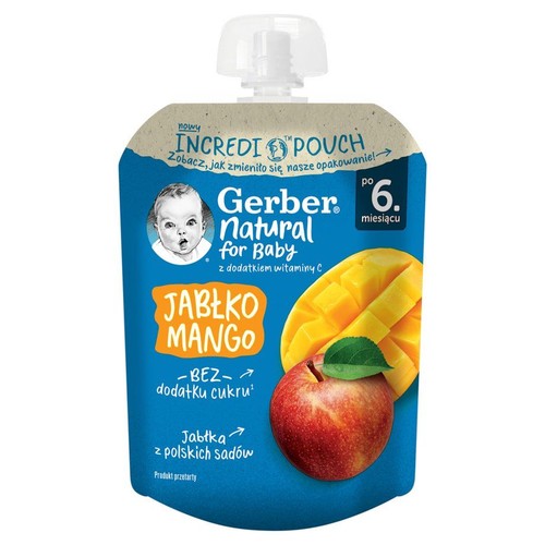 Mus jabłko mango po 6 miesiącu Gerber 80 g