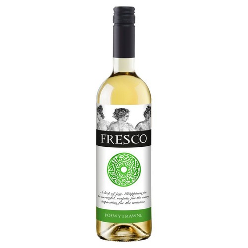 Wino białe półwytrawne Bianco z soku winogronowego alk. 11,9% obj. Fresco 750 ml