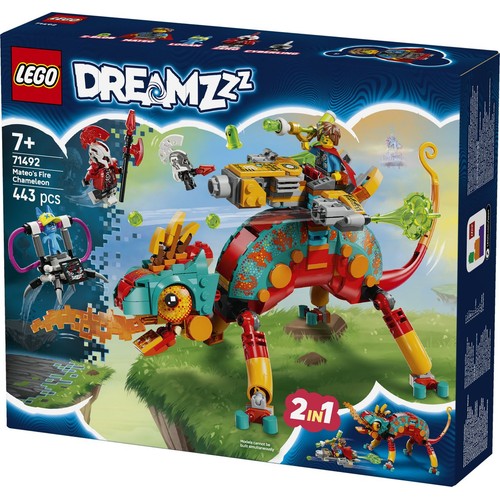 Zestaw DREAMZzz™ Ognisty kameleon Mateo 71492 LEGO 1 sztuka
