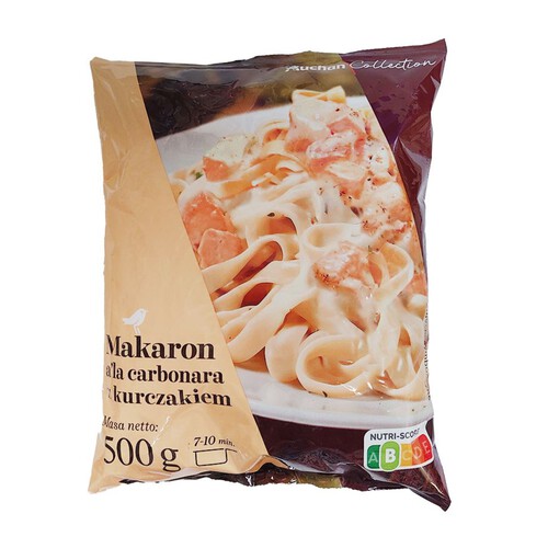 Makaron carbonara z kurczakiem Auchan 500 g