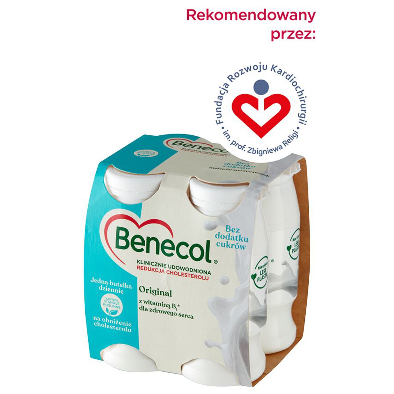 Napój jogurtowy original Benecol 4 x 67,5 g