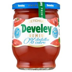 Ketchup Premium bez cukru Develey 260 g