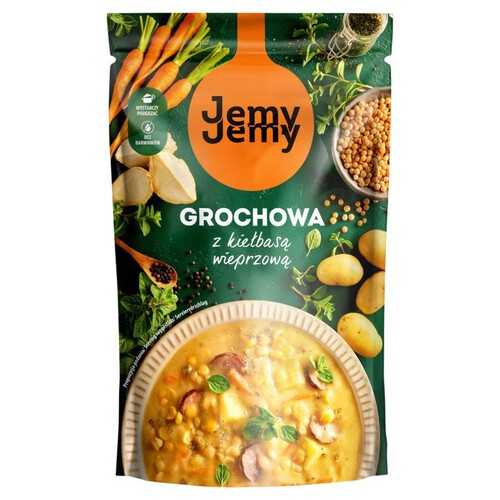 Zupa Grochowa z kiełbasą wieprzową JemyJemy 450 g