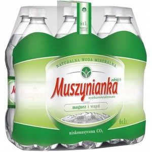 Naturalna woda mineralna niegazowana Muszynianka  6 x 1 l