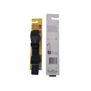 Obroża 2,5 cm x 40-60 cm czarna Auchan 1 sztuka
