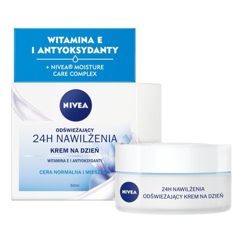 Krem nawilżający -  odświeżający 24h  NIVEA 50 ml