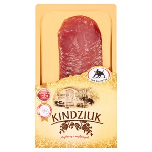 Kindziuk kiełbasa wieprzowa dojrzewająca ZMB Białystok 100 g