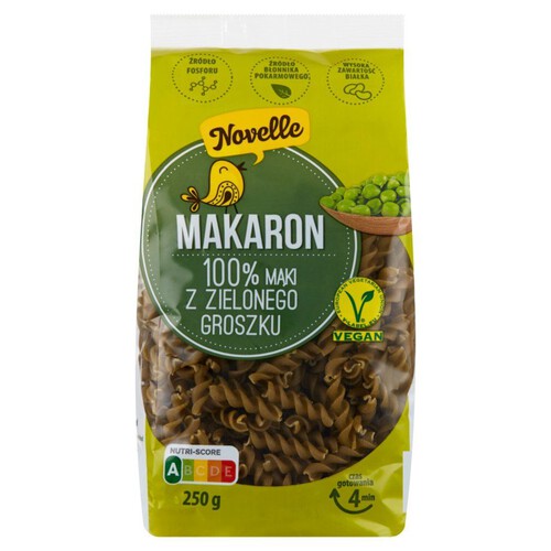 Makaron z zielonego groszku Novelle 250 g