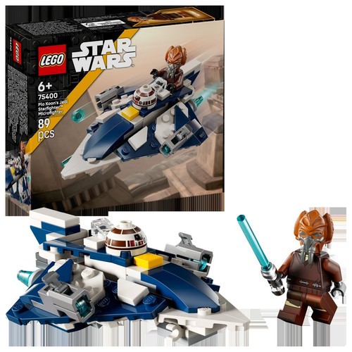 Star Wars Mikromyśliwiec Jedi Plo Koona 75400 LEGO 1 sztuka