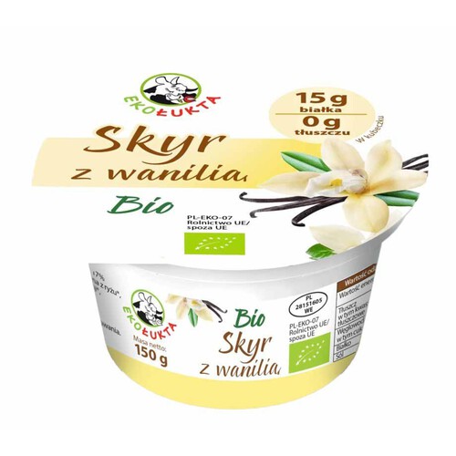 BIO Jogurt Skyr z wanilią   EKOŁukta 150 g