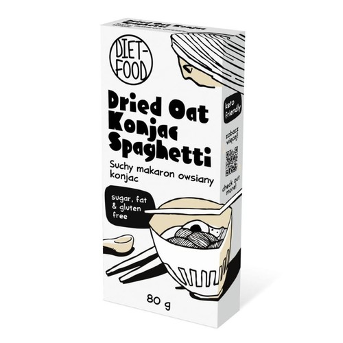 Suchy makaron owsiany konjac Diet-Food 80 g