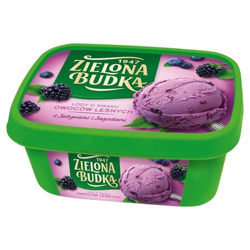 Lody o smaku owoców leśnych Zielona Budka 1 l