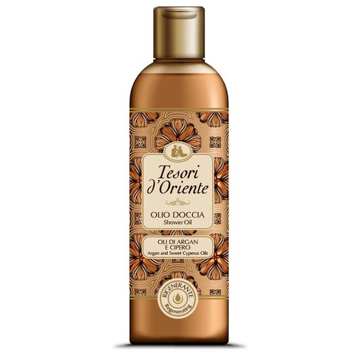 Olejek pod prysznic Argan & Olej Cyperysowy Tesori d'Oriente 250 ml