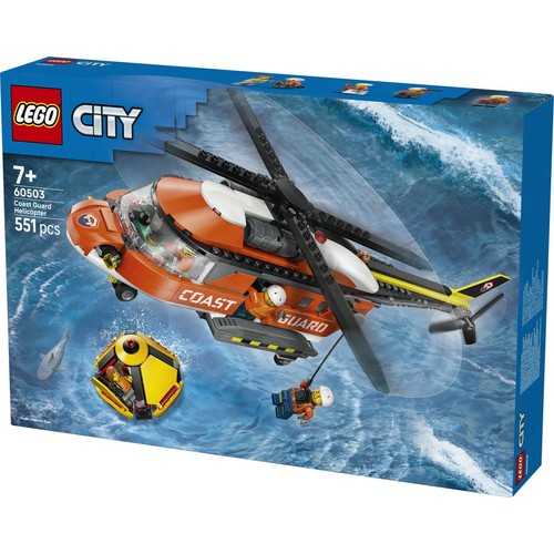 Zestaw konstrukcyjny City Helikopter straży przybrzeżnej 60503 LEGO 1 sztuka