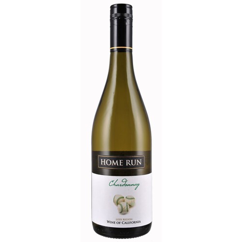 Wino Chardonnay białe wytrawne alk.13.5% obj.  Home Run 750 ml