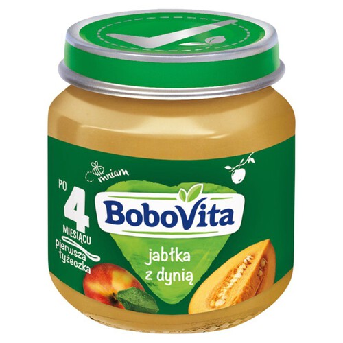 Przecier dla niemowląt: Jabłka z dynią BoboVita 125 g