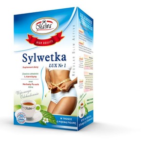 Herbata ziołowa Sylwetka lux Malwa 20 torebek