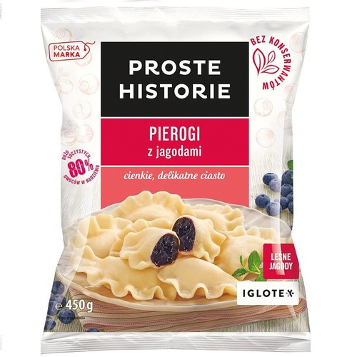 Pierogi z jagodami Proste Historie 450 g