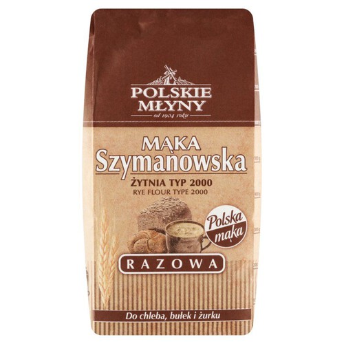 Mąka Szymanowska razowa typ 2000   Polskie Młyny 1 kg