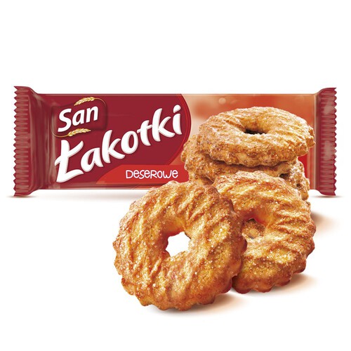 Łakotki ciastka deserowe San 168 g