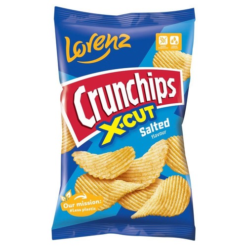 Chipsy X-Cut solone Crunchips 130 g