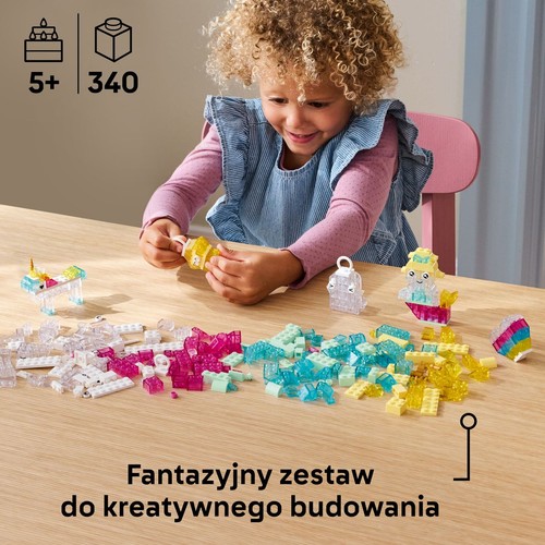 Classic Magiczny zestaw z przezroczystymi klockami 11040 LEGO 1 sztuka