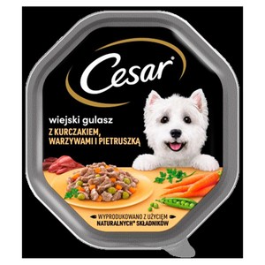Karma mokra dla psów kurczak z warzywami Cesar 150 g