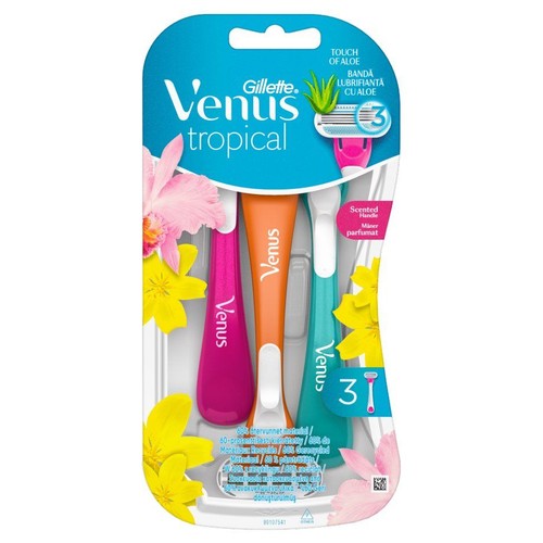 Maszynki do golenia dla kobiet Venus Tropical Gillette 3 sztuki