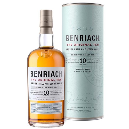 Whisky Single Malt 10 years of age alk.43% obj. Benriach 700 ml