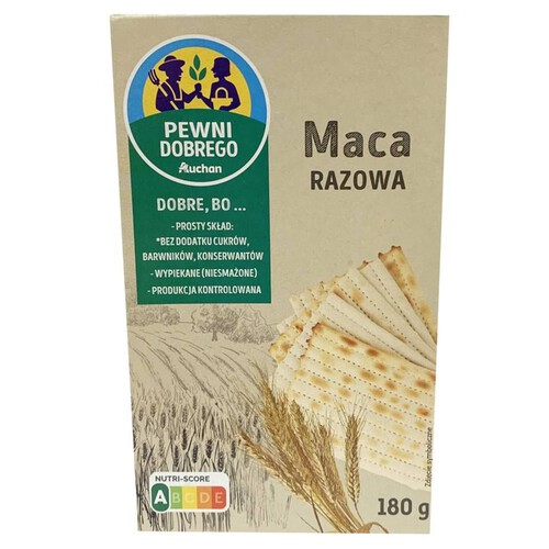 Maca razowa Pewni Dobrego 180 g