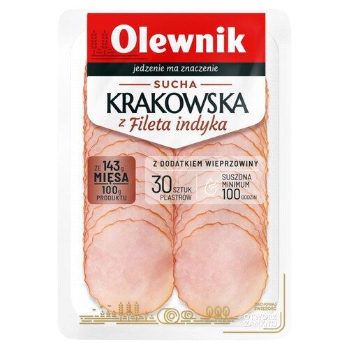 Sucha krakowska z fileta z indyka Olewnik 90 g