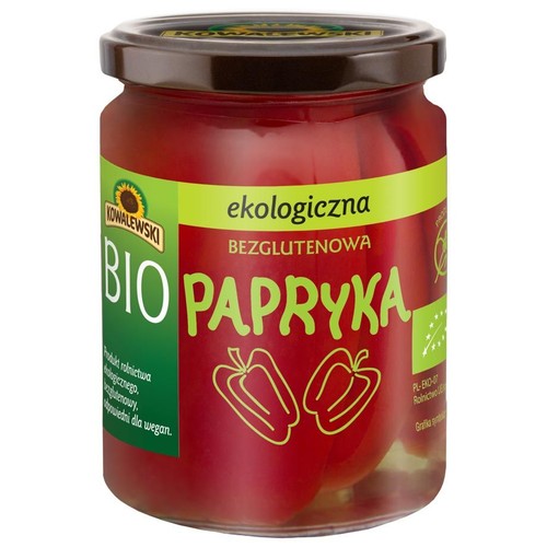 BIO Papryka marynowana bez glutenu Kowalewski 480 g