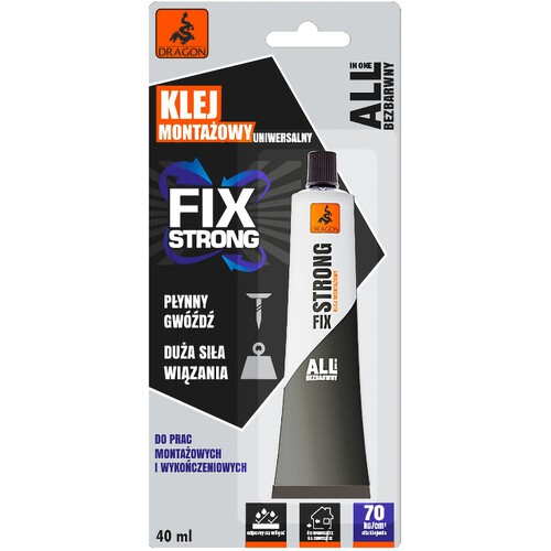 Klej montażowy FIX uniwersalny Dragon 40 ml