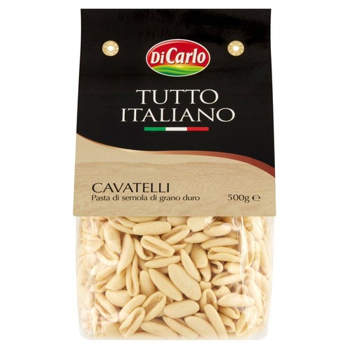 Cavatelli - Tradycyjny włoski makaron 100% z pszenicy twardej durum Di Carlo 500 g