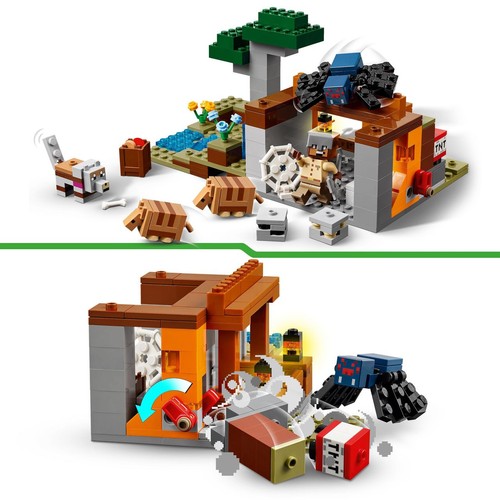 Minecraft® Wyprawa do pancernikowej kopalni 21269 LEGO 1 sztuka