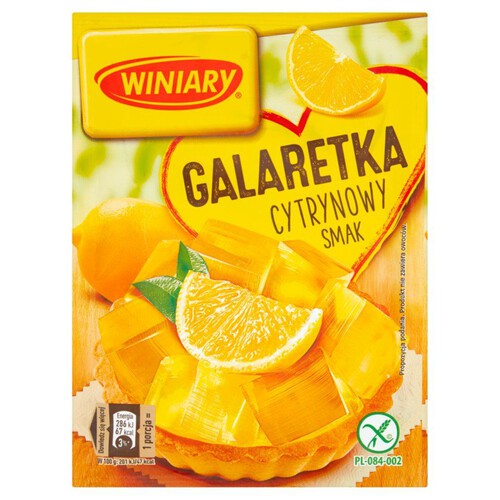 Galaretka o smaku cytrynowym Winiary 71 g