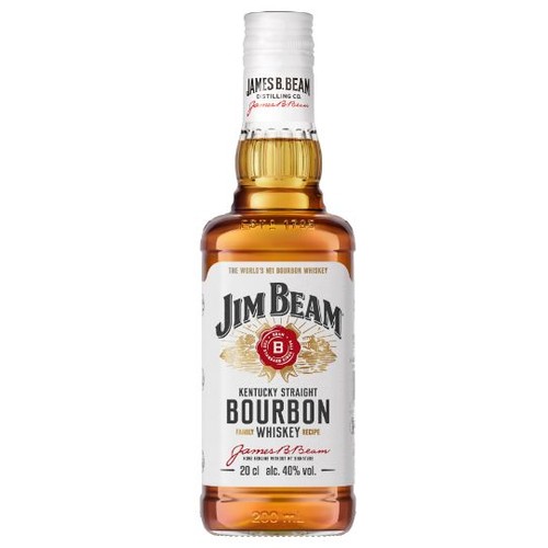 Bourbon whiskey White alk. 40,0% obj. Jim Beam 200 ml
