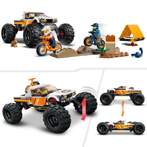 City Przygody samochodem terenowym z napędem 4x4 60387 LEGO 1 sztuka