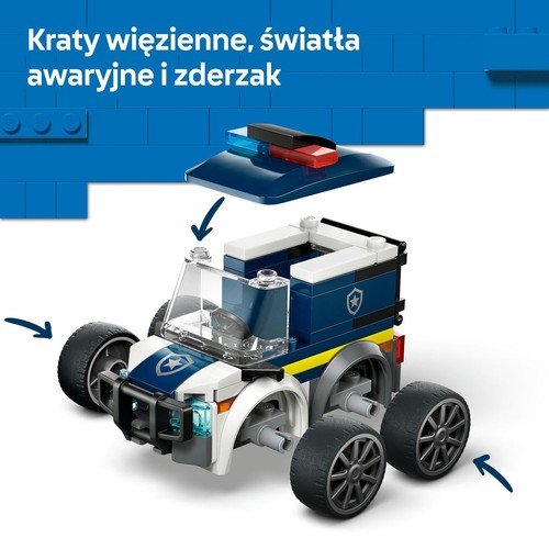 City Pojazdy — Ciężarówka policyjna 60481, zestaw konstrukcyjny LEGO 1 sztuka