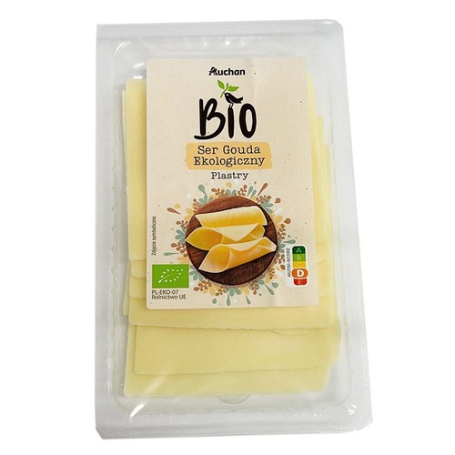 BIO Ser Gouda   Auchan 125 g