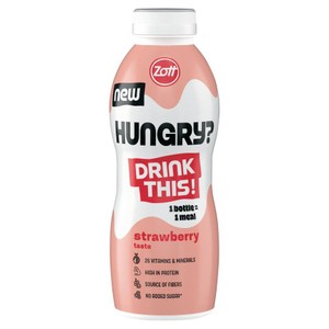 Hungry Drink o smaku truskawkowym Zott 500 ml